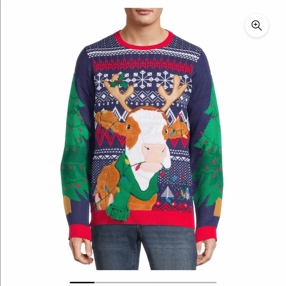 Cow Ugly Christmas Sweater!